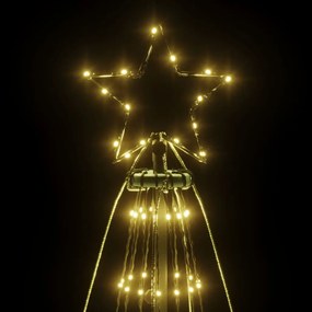 ΧΡΙΣΤΟΥΓΕΝΝΙΑΤΙΚΟ ΔΕΝΤΡΟ ΜΕ ΑΚΙΔΑ 1134 LED ΘΕΡΜΟ ΛΕΥΚΟ 800 ΕΚ. 343562