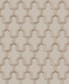 Ταπετσαρία τοίχου Wall Fabric Geometric Sage-Silver WF121023 53Χ1005