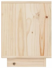 vidaXL Κομοδίνα 2 τεμ. 40 x 30 x 40 εκ. από Μασίφ Ξύλο Πεύκου