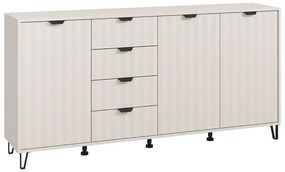 Κομότα - Μπουφές Brest 4K4F Cashmere - Cashmere Ματ 183x40x91 εκ. 183x40x91 εκ.