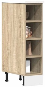 vidaXL Ντουλάπι Δαπέδου Riga Sonoma Δρυς 20x44,5x81,5 εκ. Ξύλο