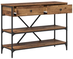 vidaXL Κονσόλα Παλιό Ξύλο 100x34.5x75 cm