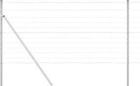 vidaXL Στύλος Περιφράξεων Γαλβανισμένο 50 x 1,2 m Ατσάλι