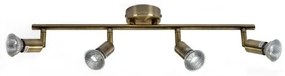 Σποτ Φωτιστικό Οροφής Μέταλλο SABA H16 Φ51 Homelighting-77-4450-Μπρονζέ 77-4450