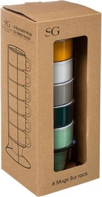 Κούπες 260ml Με Στάντ (Σετ 6τμχ) S-D Colorama 211719726A