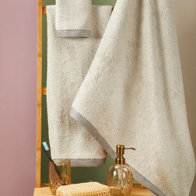 Πετσέτες Μπάνιου (Σετ 3τμχ) Whitegg T083 500gsm Εκρού