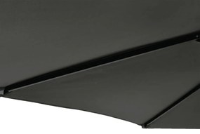 Ομπρέλα Κήπου με Ατσάλινο Ιστό Ανθρακί 225x225x212 εκ. - Ανθρακί