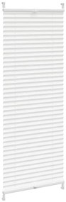 Πλισέ ρόλερ σκίασης 60x125cm Λευκό