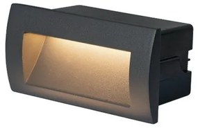 Φωτιστικό Τοίχου Χωνευτό LED 4W IP65 3000K Step Zambelis-E247-G-Λευκό E247-G