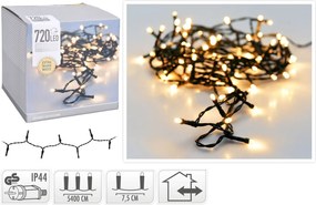720 LED Φωτάκια - 54 Μέτρα - Θερμό Λευκό