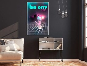 Αφίσα - Night Fever - 20x30 - Χρυσό - Με πασπαρτού