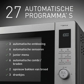 Φούρνος Μικροκυμάτων με Γκριλ Panasonic NNCD88QSEPG 1300 W