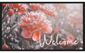 Πατάκι Εισόδου Image Flowers Welcome 169 45x75cm Pink Sdim 45X75