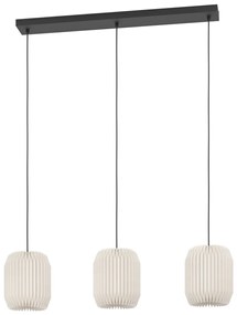 Φωτιστικό Κρεμαστό Eglo 44102 BELGRAVE Μαύρο Ματ (Black Mat)