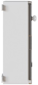 vidaXL Κονσόλα Ελέγχου IP65 Αδιάβροχη Γκρι 40x17,5x50 εκ. από Πλαστικό ABS