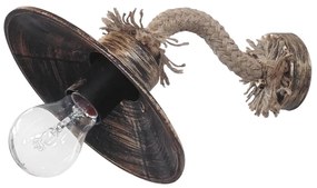 Απλίκα Τοίχου Heronia Petra 31-0578 Rope/Bronze