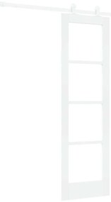 vidaXL Συρόμενη Πόρτα ORKDAL Λευκό 61 x 198.5 εκ. Ξύλο και μέταλλο