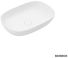 Schock RLight Επικαθήμενος Νιπτήρας Μπάνιου 56,4x39 White Matt