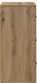 vidaXL Πλαϊνό γραφείο Artisan Oak 40 x 33 x 70 εκ. Επεξεργασμένο ξύλο