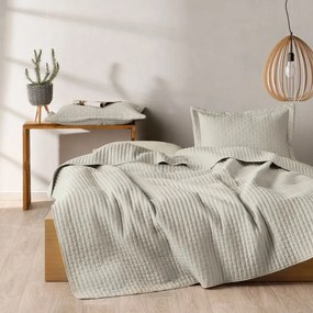 Κουβερλί Mason 15 (Σετ 2τμχ) Beige Kentia Ημίδιπλο 180x240cm Microfiber-Polyester