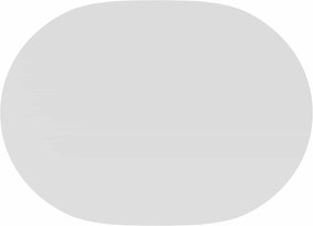 vidaXL Ύφασμα Τραπέζης 5 τμχ. Λευκό 160 x 220 cm Πολυεστέρας Ωοειδής
