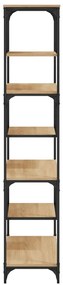 vidaXL Βιβλιοθήκη Sonoma Δρυς 81x36x176 εκ. από Επεξεργασμένο Ξύλο