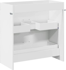 vidaXL Ντουλάπι Κάτω από τον Νιπτήρα Λευκό 78,5 x 37,5 x 81 εκ