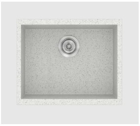 Sanitec Classic 341 Granite White Ένθετος Νεροχύτης 50cm