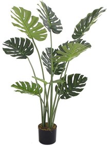 Τεχνητό Δέντρο Μονστέρα 8450-6 30x30x120cm Green Supergreens Polyethylene
