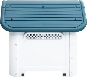 vidaXL Σπιτάκι Σκύλου Μπλε 59 x 75 x 66 εκ. από Πολυπροπυλένιο