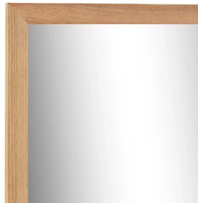vidaXL Καθρέφτης Μπάνιου 60 x 12 x 62 εκ. από Μασίφ Ξύλο Καρυδιάς