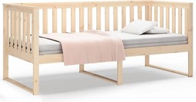vidaXL Κρεβάτι ημέρας χωρίς στρώμα 100x200 cm Στερεό ξύλο πεύκο