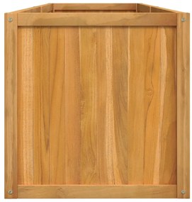 vidaXL Ζαρντινιέρα Υπερυψωμένη 150 x 50 x 50 εκ. από Μασίφ Ξύλο Teak