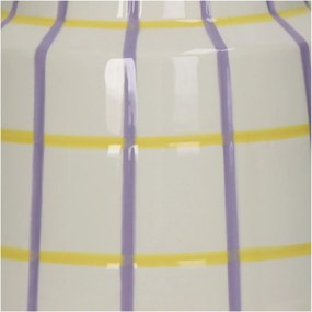 Βάζο Με Ρίγες Πολύχρωμο Δολομίτης 17.2x17.2x20.7cm - 05150172
