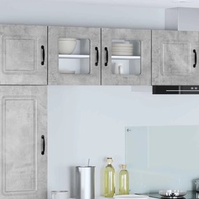 vidaXL Πάνελ πλυντηρίου πιάτων Kalmar 2 pcs Σκυρόδεμα Γκρι