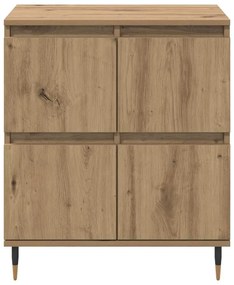 vidaXL Πλαϊνό γραφείο Καφέ 60 x 35 x 70 cm Επεξεργασμένο ξύλο