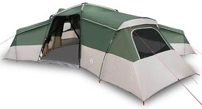 vidaXL Οικογενειακή Σκηνή Πράσινο 833 x 585 x 216 εκ. Πολυεστέρας