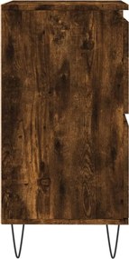 vidaXL Ντουλάπι Καπνιστή Δρυς 60x35x70 εκ. από Επεξεργασμένο Ξύλο