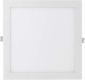 V-TAC LED mini panel χωνευτό 24W 2700K θερμό λευκό τετράγωνο SKU: 214887