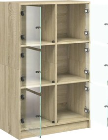 vidaXL Ντουλάπι με Πόρτες 68x37x109 εκ. από Επεξεργασμένο Ξύλο