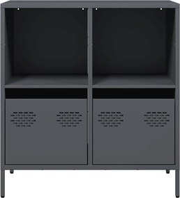vidaXL Ντουλάπι Ανθρακί 68x39x73,5 εκ. από Χάλυβα Ψυχρής Έλασης