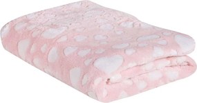 Κουβέρτα Fleece Αγκαλιάς (75x100) Das Home Relax 4907 Pink