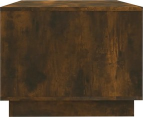 vidaXL Τραπεζάκι Σαλονιού Καπνιστή Δρυς 102x55x43 εκ. Επεξεργ. Ξύλο