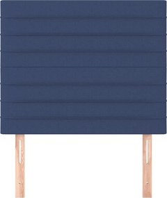 vidaXL Κεφαλάρι Μπλε 90x5x118/128 εκ. Ύφασμα