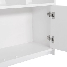 ΠΑΙΔΙΚΗ ΒΙΒΛΙΟΘΗΚΗ DREY  ΜΕΛΑΜΙΝΗ ΛΕΥΚΗ 103x33x169Υεκ