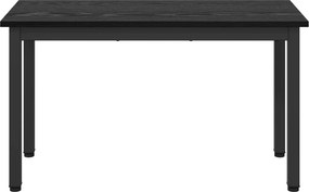 vidaXL παγκάκι Μαύρη Οξυά 80 x 35 x 45 cm Επεξεργασμένο ξύλο