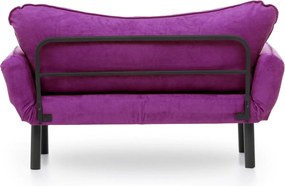 Διθέσιος Καναπές Κρεβάτι Μοβ CHATTO 70x150x75