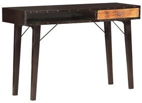 Τραπέζι Κονσόλα 118 x 35 x 76 εκ. από Μασίφ Ανακυκλωμένο Ξύλο - Μαύρο