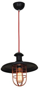 Φωτιστικό Οροφής Κρεμαστό HL-238S-1P 77-3040 Kuro Black Homelighting Metal