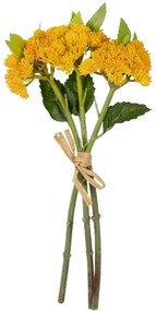 Τεχνητό Μπουκέτο Sedum 21348 30cm Yellow GloboStar Ύφασμα